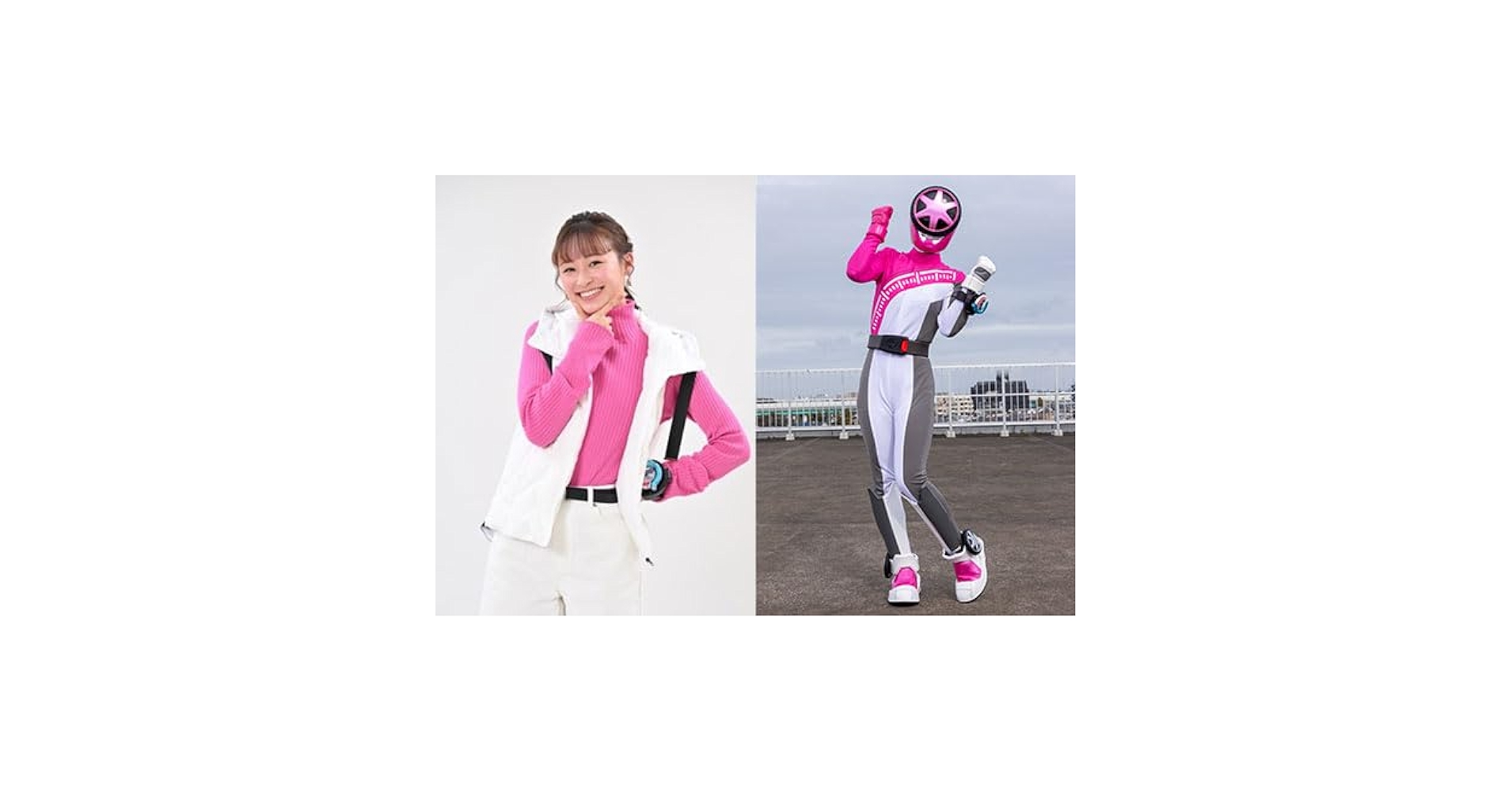 ブンピンク風コスプレ Amazon.co.jp: [竹影清風] 爆上戦隊ブンブンジャー ブンピンク